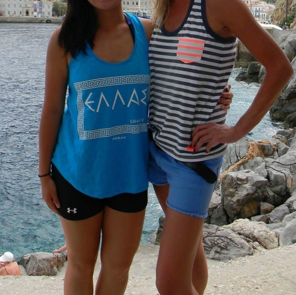 FINAL PRICE Graphic Greece Tank Top - Picture 3 of 3